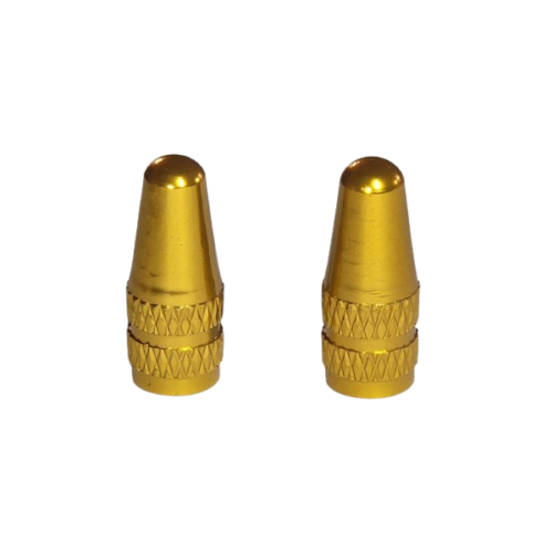 Presta Valve Caps Aluminium Color - GOLD