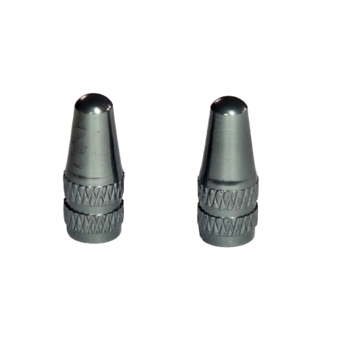 Presta Valve Caps Aluminium Color - GREY