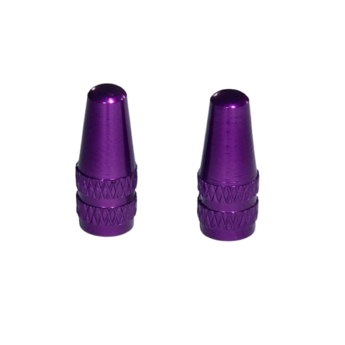Presta Valve Caps Aluminium Color - PURPLE