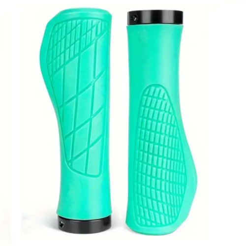 Rubber Lock-on Grips Palm Support - TEAL