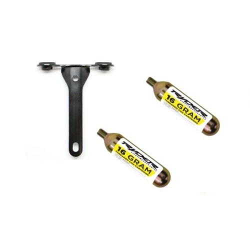 Ryder CO2 Bracket Satin Black - x2 16g CO2 &HOLDER
