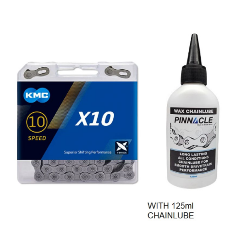KMC Bicycle Chains - 10 SPEED, CHAIN AND CHAINLUBE
