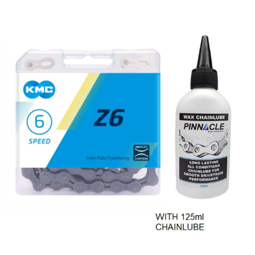KMC Bicycle Chains - 6 SPEED, CHAIN AND CHAINLUBE