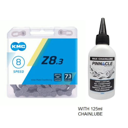 KMC Bicycle Chains - 8 SPEED, CHAIN AND CHAINLUBE