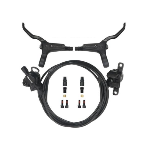 Tektro M285 Brakes Set Black - WITHOUT ROTORS