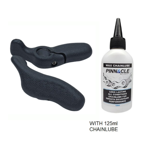 Rubberized Bar Ends - BAR ENDS PLUS 125ml CHAINLUBE