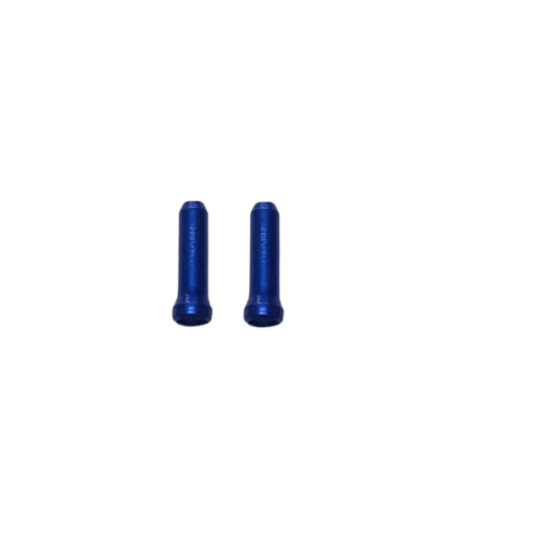 Pair of Aluminium Cable Ends - DARK BLUE