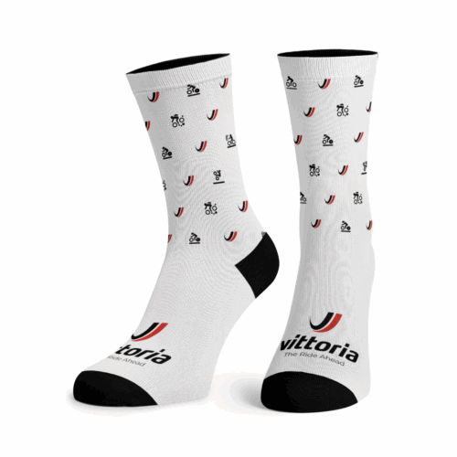 Vittoria Crew Socks M white