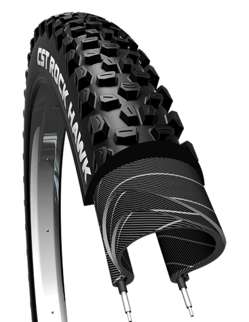 TYRES CST ROCK HAWK BLACK MTB